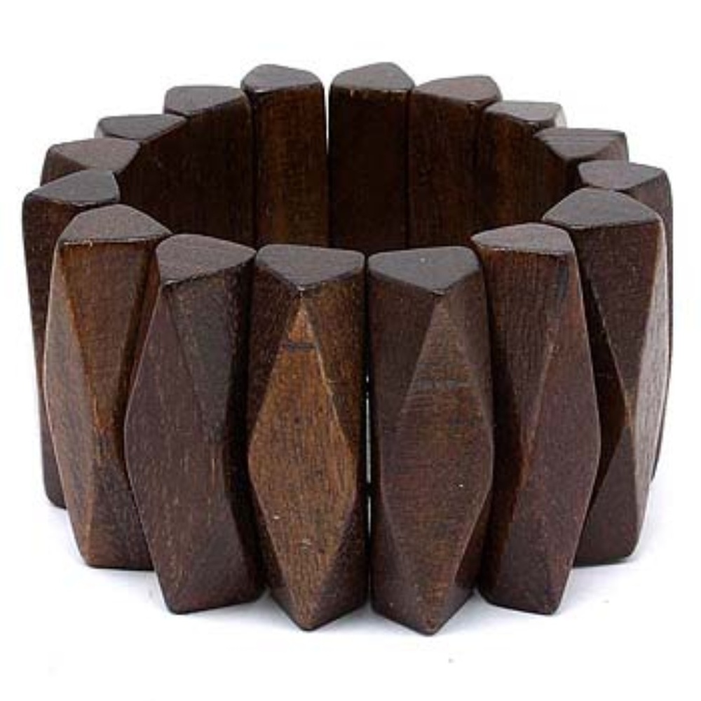 Carved Wooden Bracelet